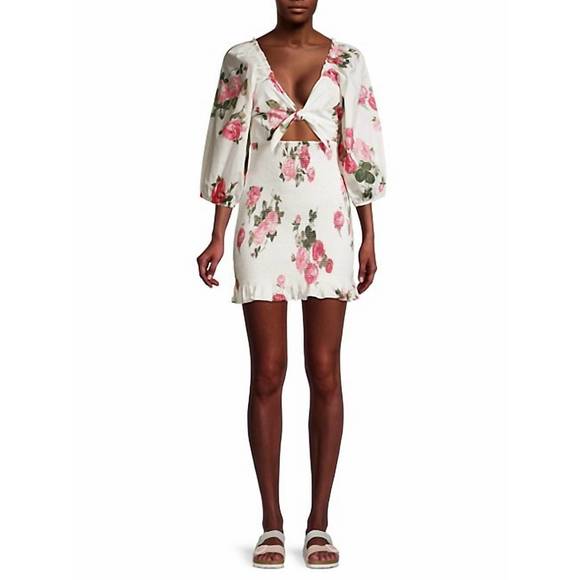 NEW LOVESHACKFANCY kyndra dress in paradise pink - Picture 1 of 4